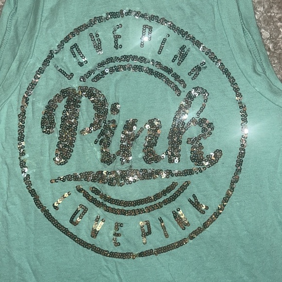 PINK Victoria’s Secret Sequins Top - Picture 2 of 5